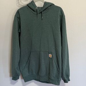 Carhartt Men's Rain Defender Dark Green Pullover Hoodie